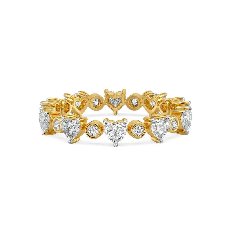 Hearts Aglow Lab Grown Diamond Ring 9KT