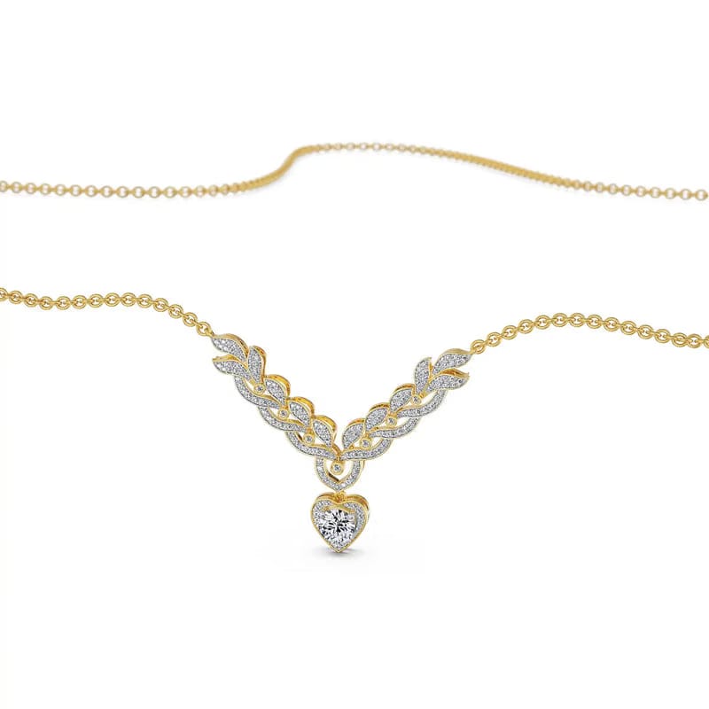 Heartwoven Hearts & Arrows Lab Grown Diamond Necklace