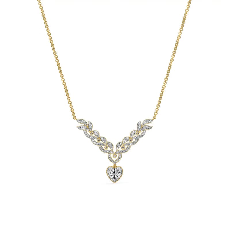 Heartwoven Hearts & Arrows Lab Grown Diamond Necklace