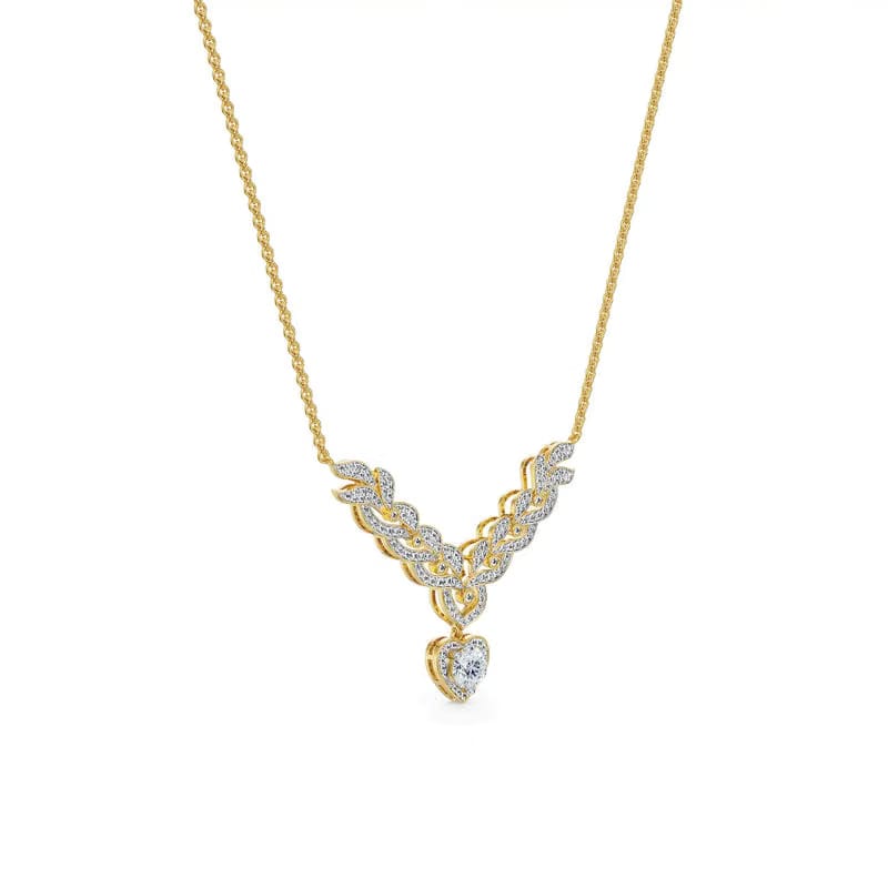 Heartwoven Hearts & Arrows Lab Grown Diamond Necklace