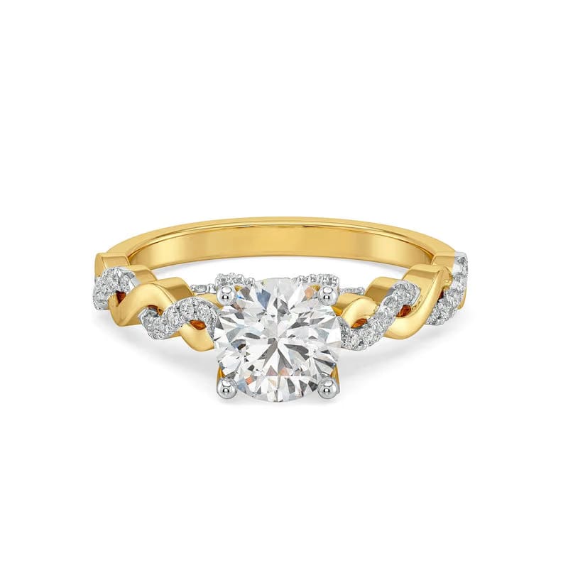 Helix Knot Lab Grown Diamond Ring