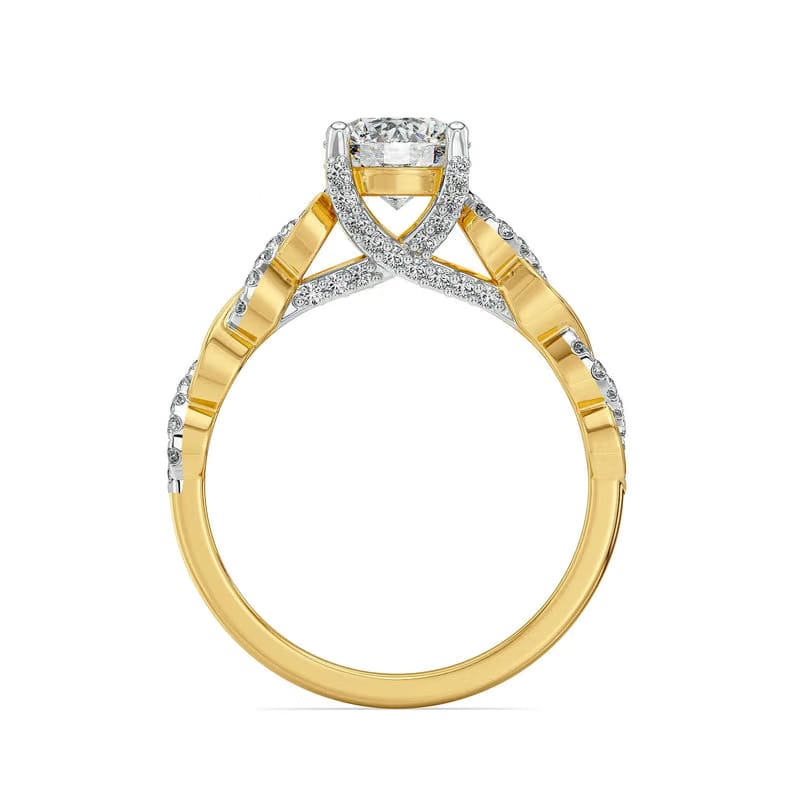 Helix Knot Lab Grown Diamond Ring 9KT