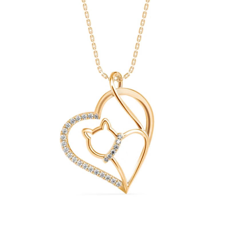 Hello Kitty Lab Grown Diamond Pendant