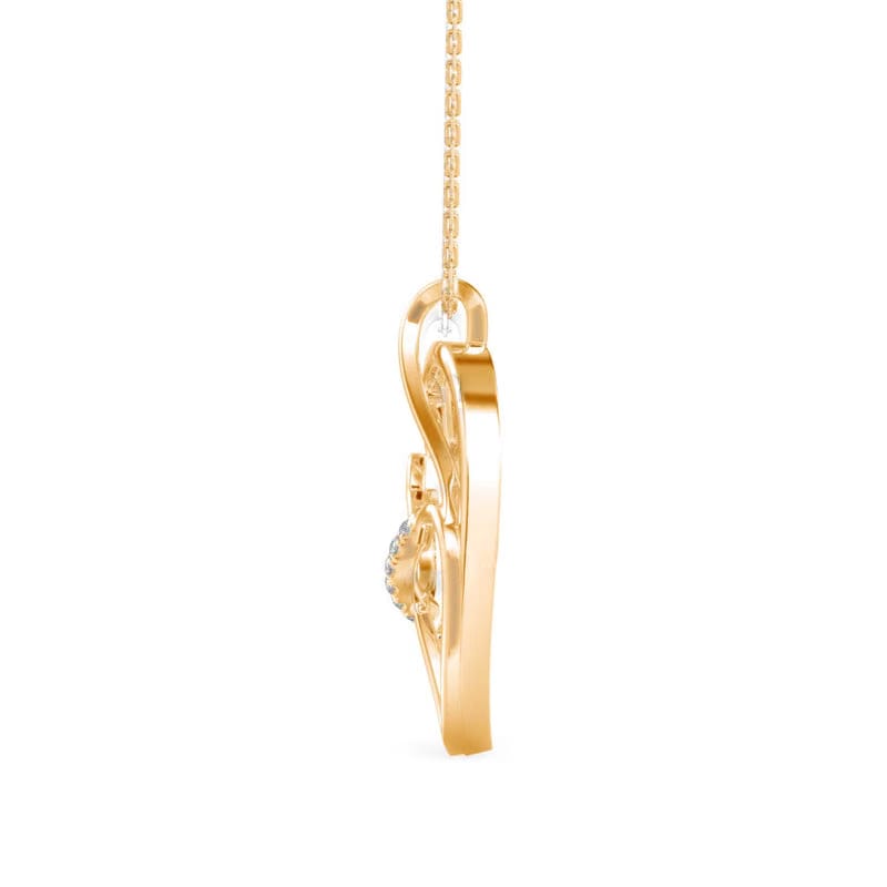 Hello Kitty Lab Grown Diamond Pendant