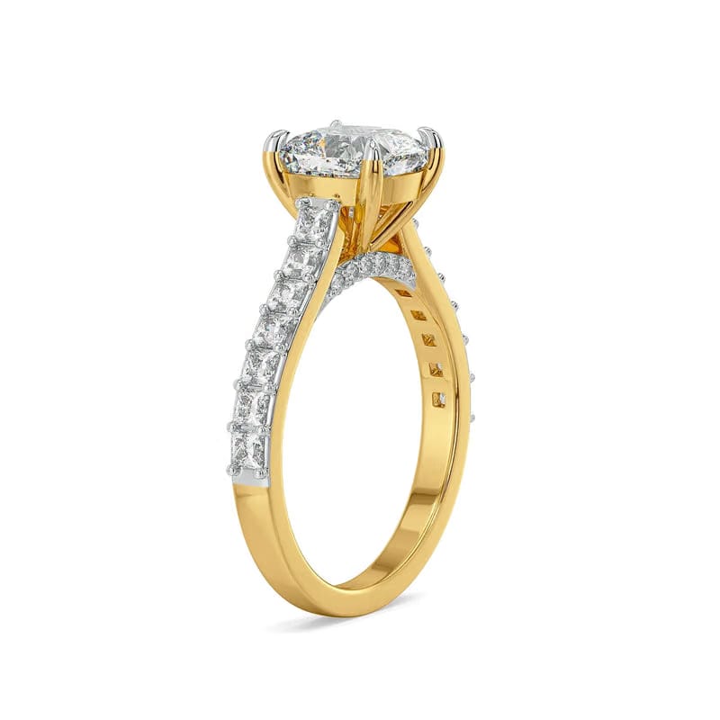 Icon Cushion Lab Grown Diamond Ring