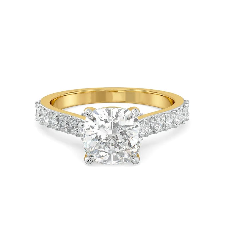 Icon Cushion Lab Grown Diamond Ring 9KT