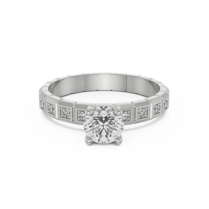 Icy Pave Lab Grown Diamond Ring