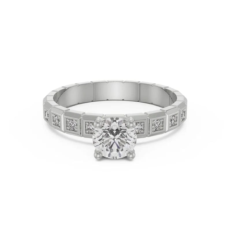 Icy Pave Lab Grown Diamond Ring 9KT