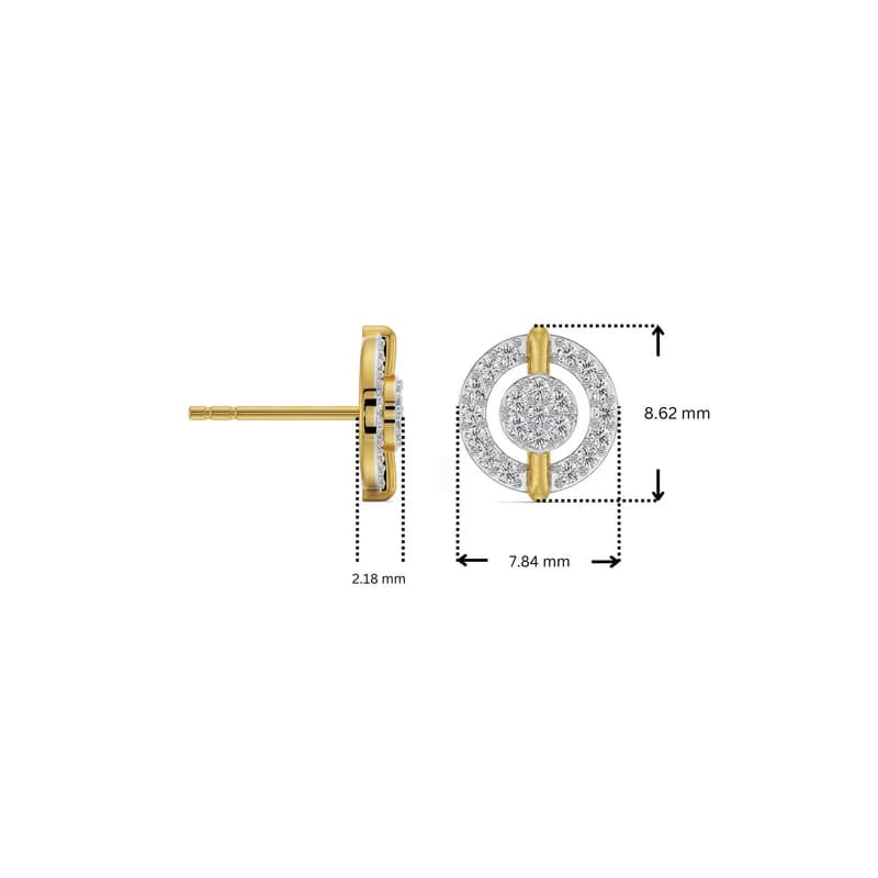 In the Loop Lab Grown Diamond Studs 9KT