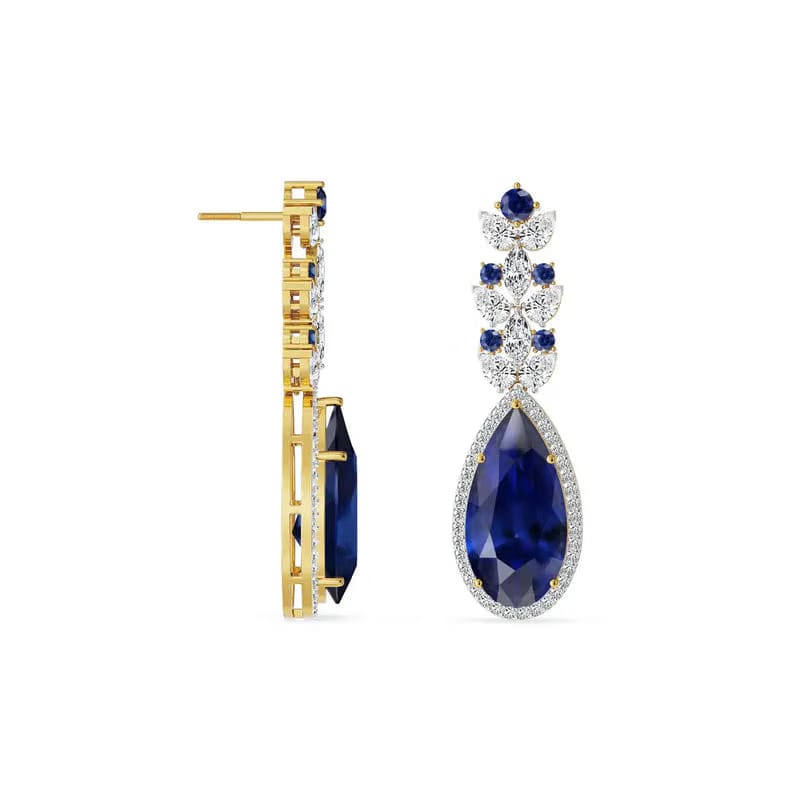 Indigo Ice Lab Grown Diamond Earrings 9KT