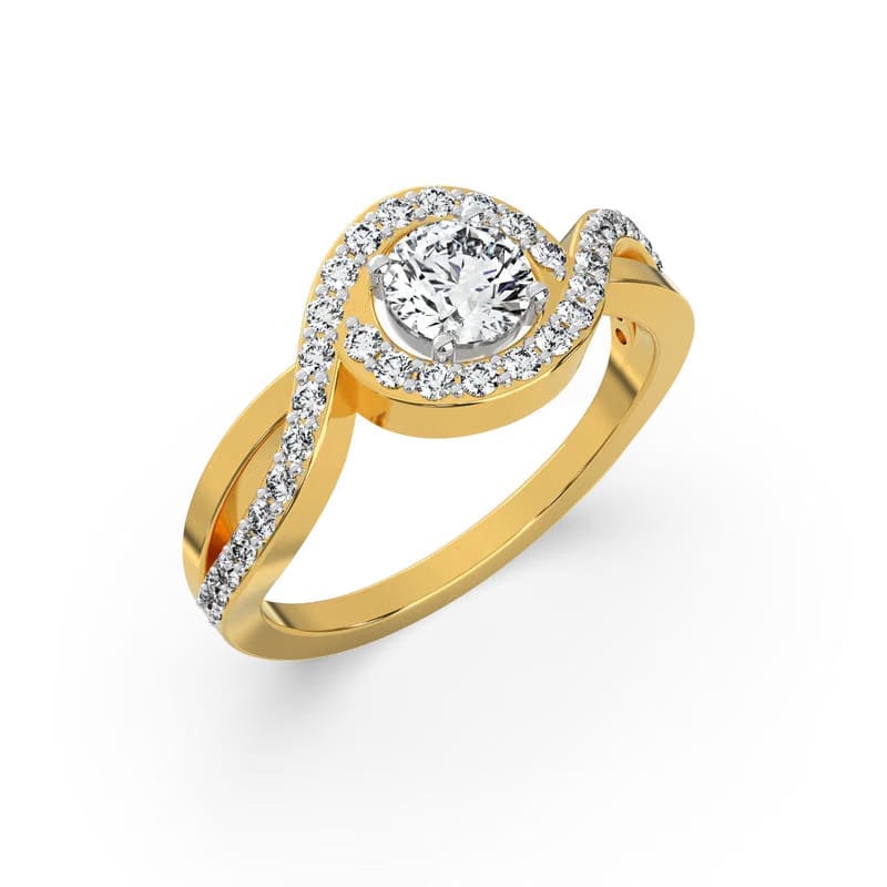 Infinity Lab Diamond Solitaire Ring 9KT
