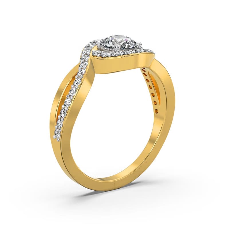 Infinity Lab Diamond Solitaire Ring 9KT