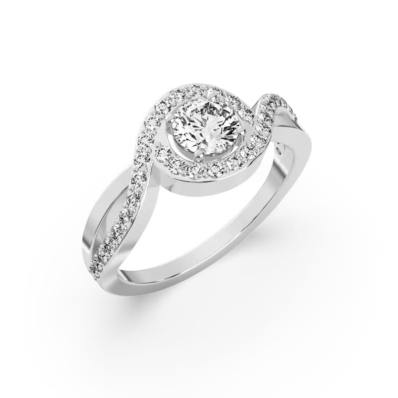 Infinity Lab Diamond Solitaire Ring_in_stock