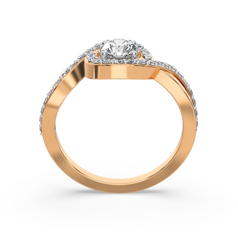 Infinity Lab Diamond Solitaire Ring_in_stock