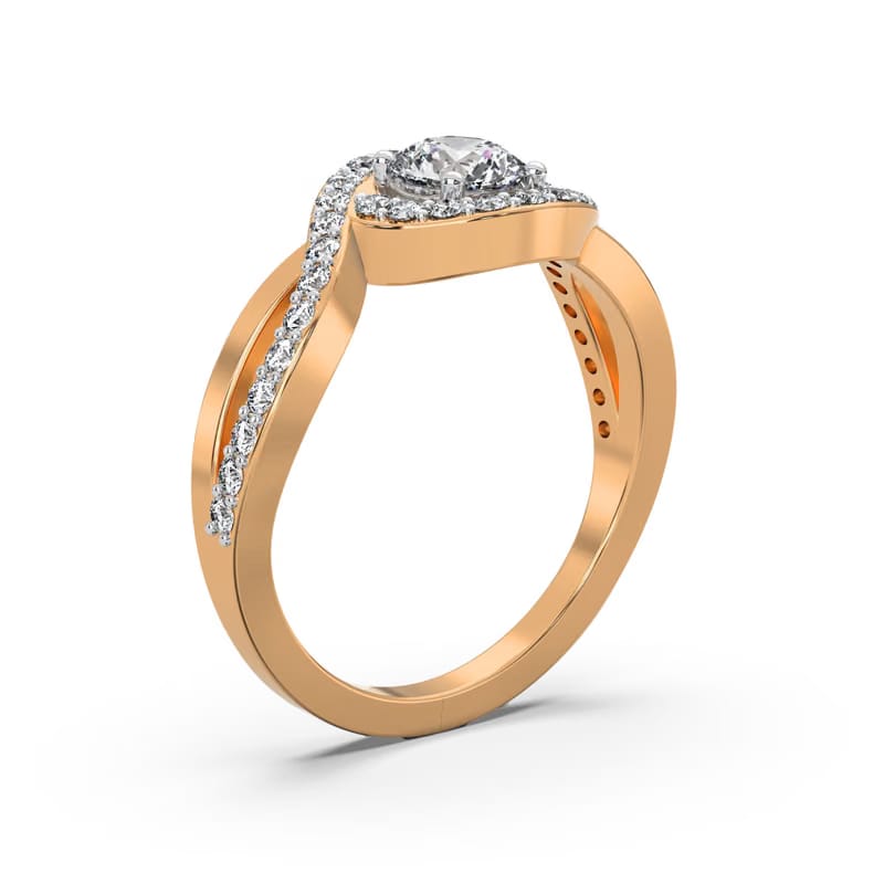 Infinity Lab Diamond Solitaire Ring_in_stock
