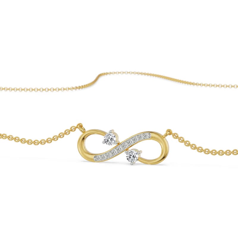 Infinity Lab Grown Diamond Necklace