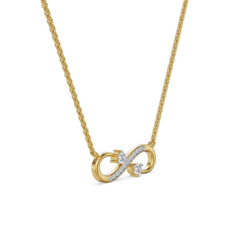 Infinity Lab Grown Diamond Necklace