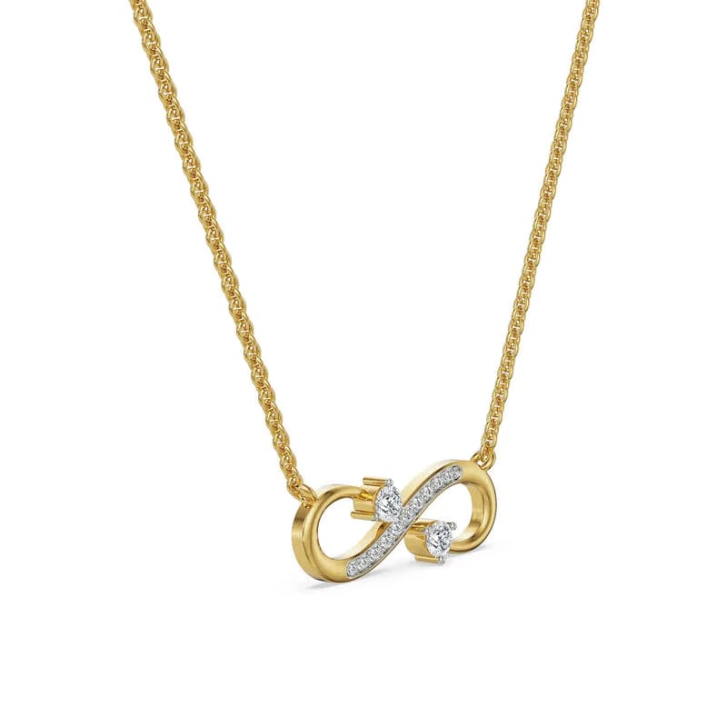 Infinity Lab Grown Diamond Necklace_in_stock