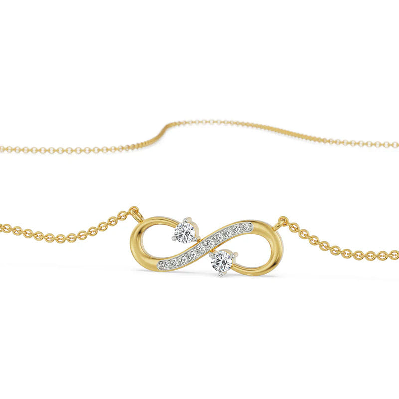 Infinity Lab Grown Diamond Necklace_in_stock