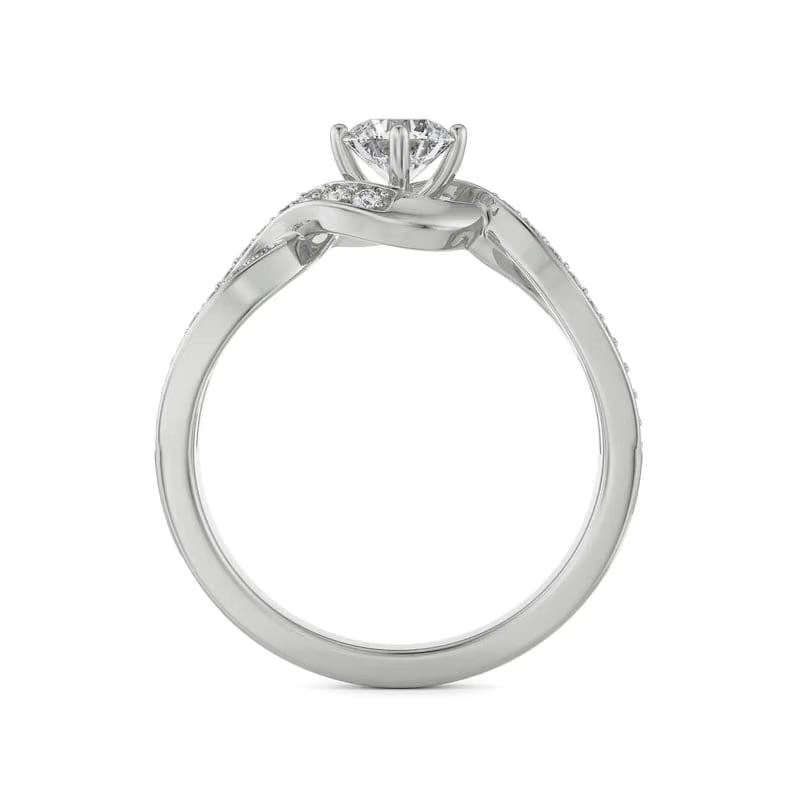 Infinity Round Lab Grown Diamond Ring