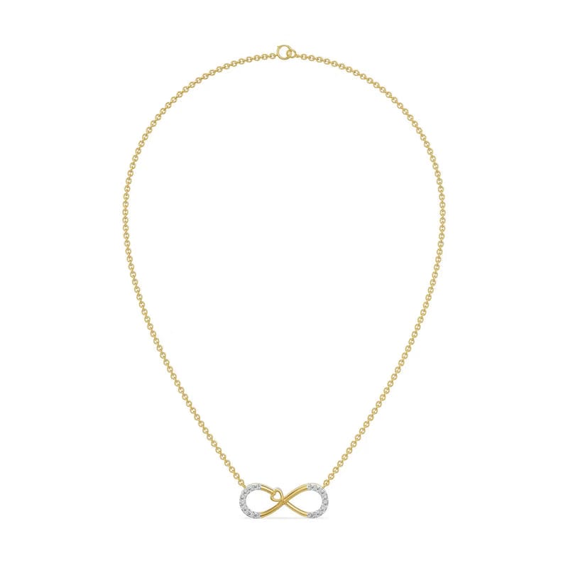 Infinity Suhana Lab Grown Diamond Necklace_in-stock