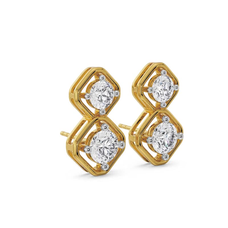 Interwined Diamond Encrusted Drops _in_stock