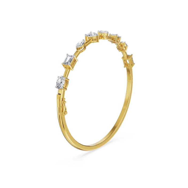 Ivana Multistone Lab Grown Diamond Bracelet 9KT