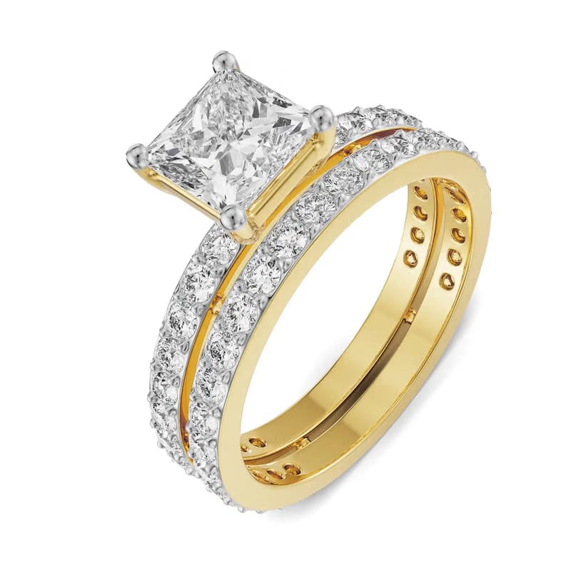 Jane Princess Cut Lab Grown Diamond Ring 9KT