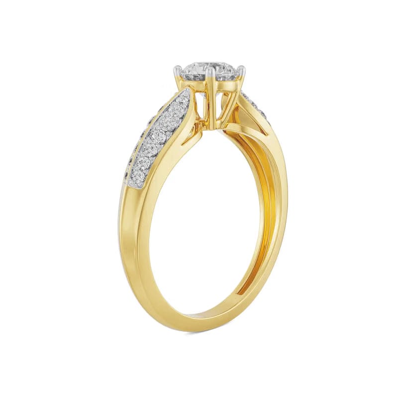 Jasmine Lab Diamond Engagement Ring