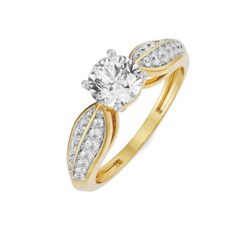 Jasmine Lab Diamond Engagement Ring