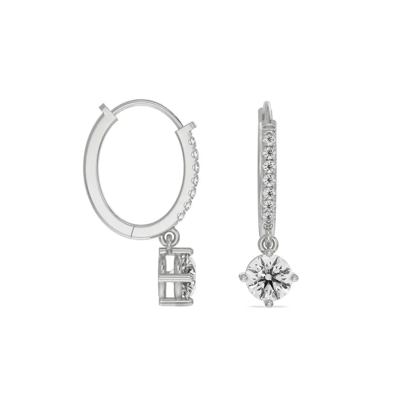 Jisora Drop Lab Grown Diamond Earrings 9KT