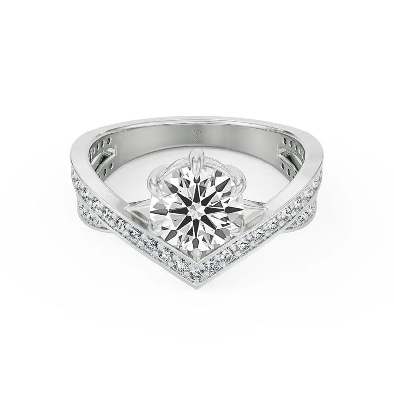 Josephine Hearts & Arrows Lab Grown Diamond Ring