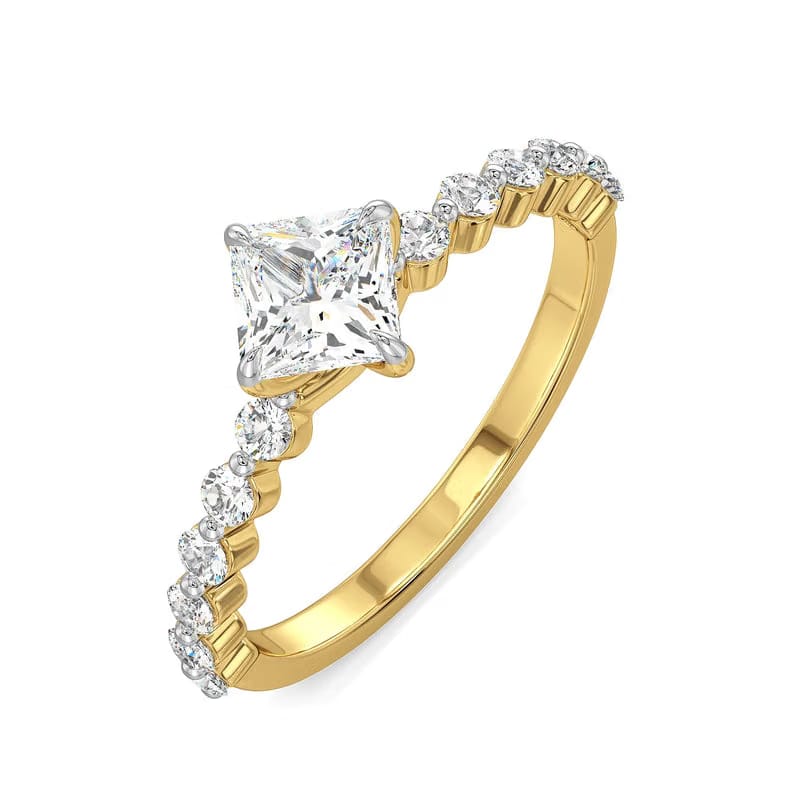 Josie Princess Cut Lab Grown Diamond Ring