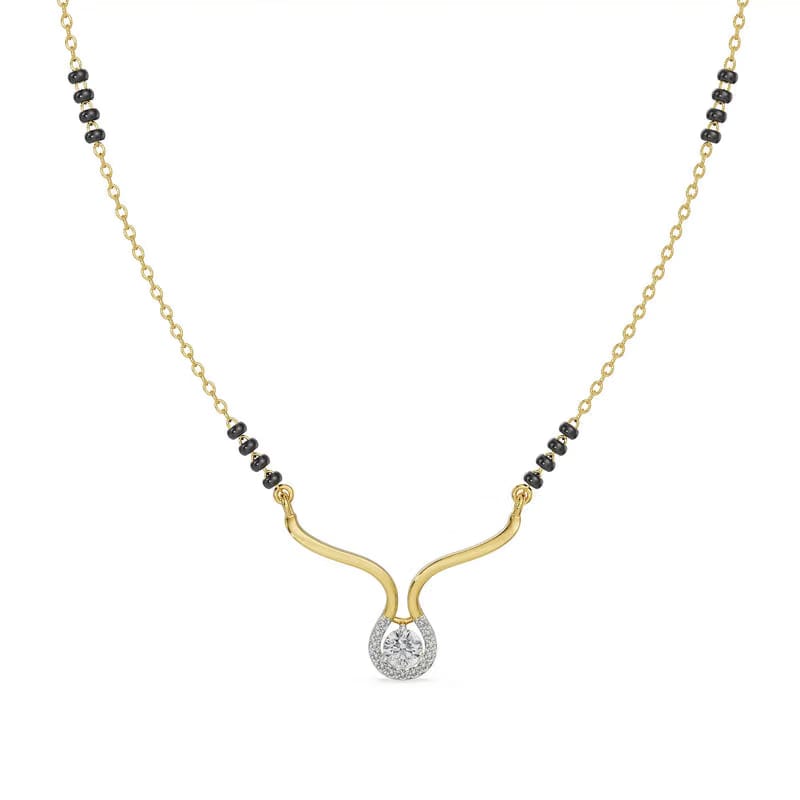 Keerat Lab Grown Diamond Mangalsutra