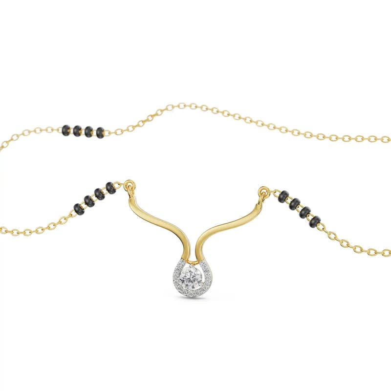 Keerat Lab Grown Diamond Mangalsutra