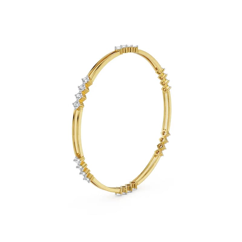 Kiara Minimalist Lab Grown Diamond Bangle