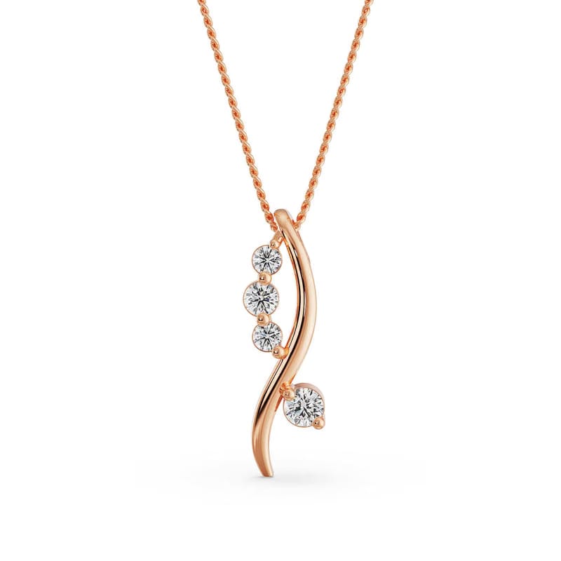 Lab Grown Diamond Quad Pendant