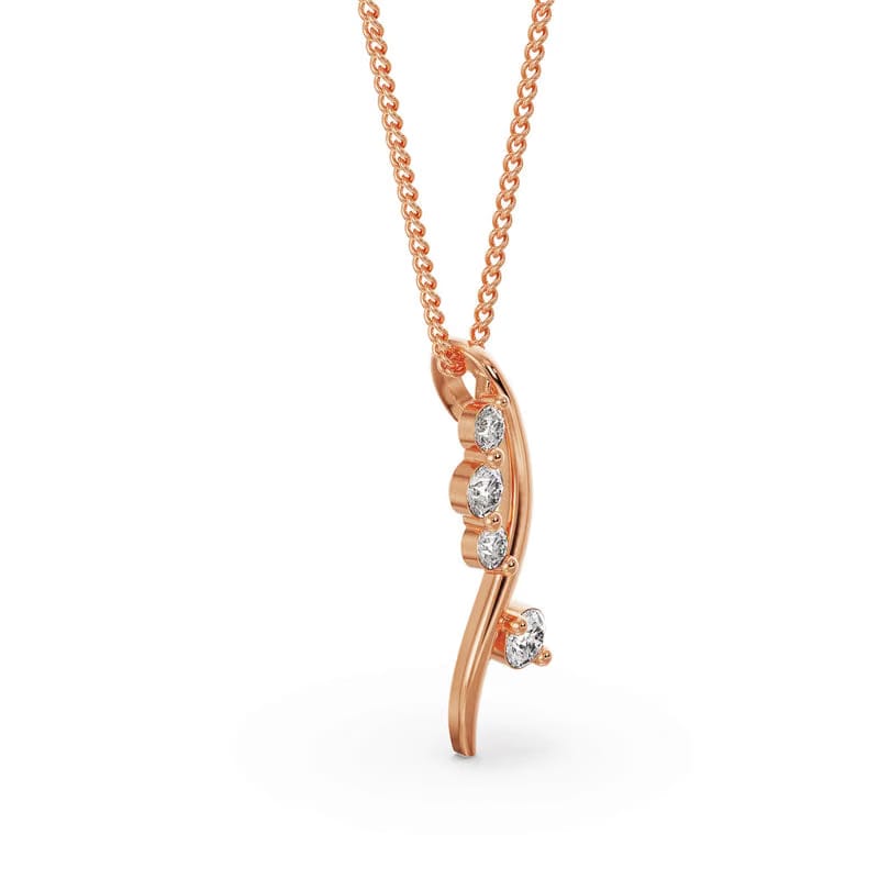 Lab Grown Diamond Quad Pendant