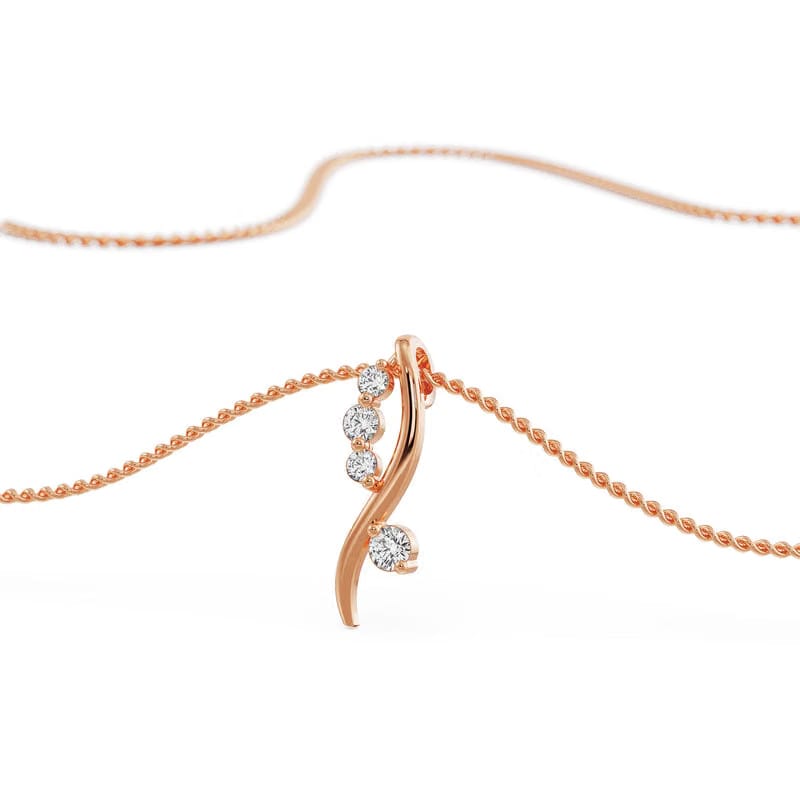 Lab Grown Diamond Quad Pendant