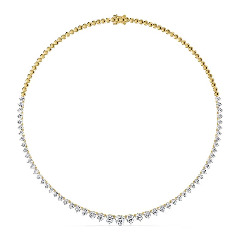 Lab Grown Diamond Tennis Necklace_in_stock