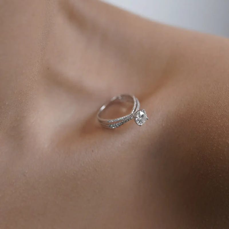 Lab Grown Forever Sparkling Diamond Ring_in-stock