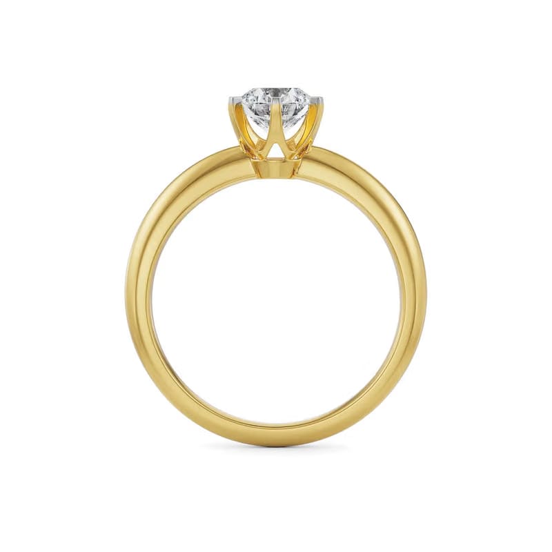 Lab-Grown Classic Ira Solitaire Ring