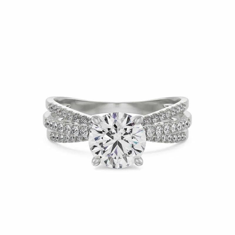 Lab-Grown Forever Sparkling Diamond Ring