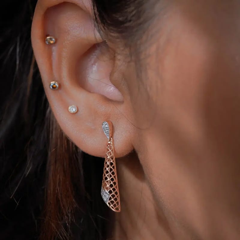 Lab-Grown Opulent Diamond Drop Earrings