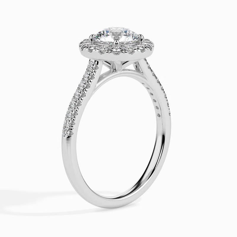 Lab-Grown Queen Solitaire Diamond Ring 9KT