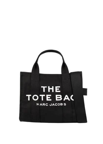 MARC JACOBS The Small Black Canvas Tote Bag