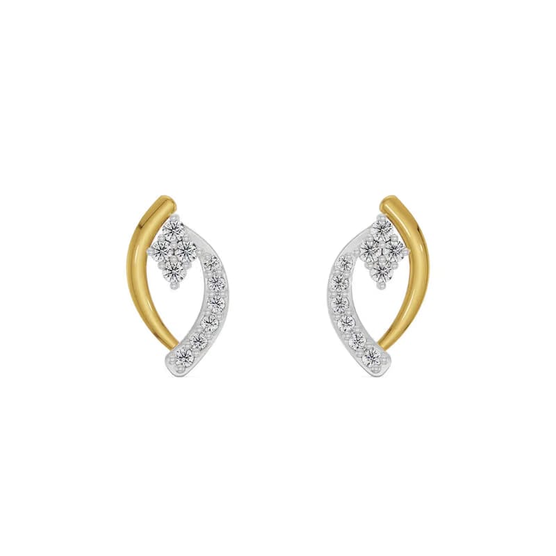 Leaf Symphony Lab Grown Diamond Studs
