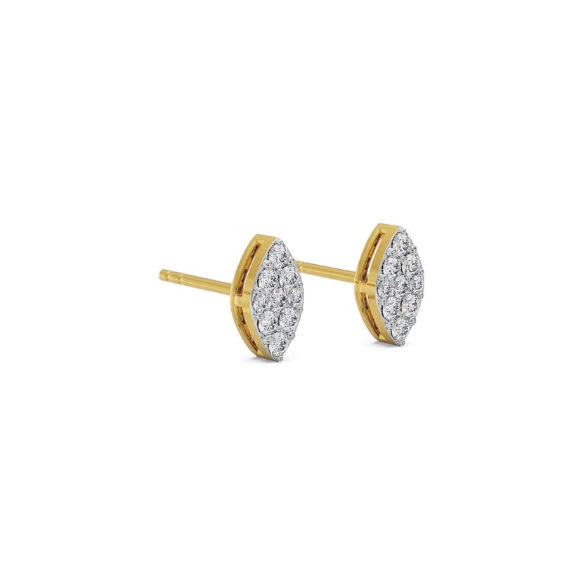 Leafy Delight Lab Grown Diamond Studs