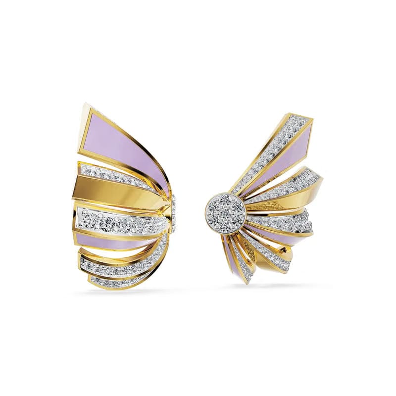 Lilac Wings Lab Grown Diamond Earrings
