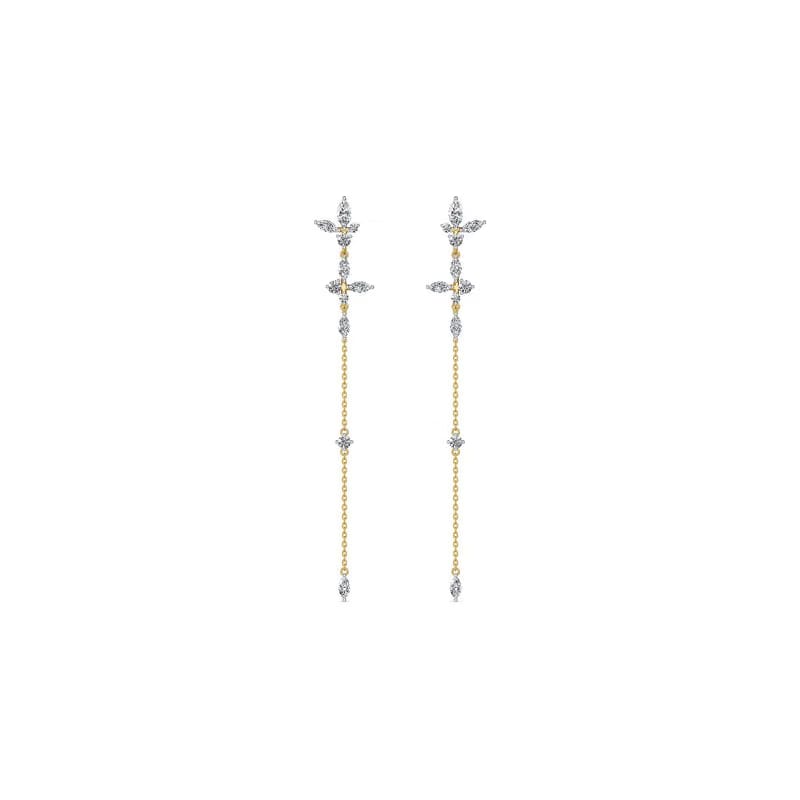 Lily Sui Dhaga Lab Grown Diamond Earrings